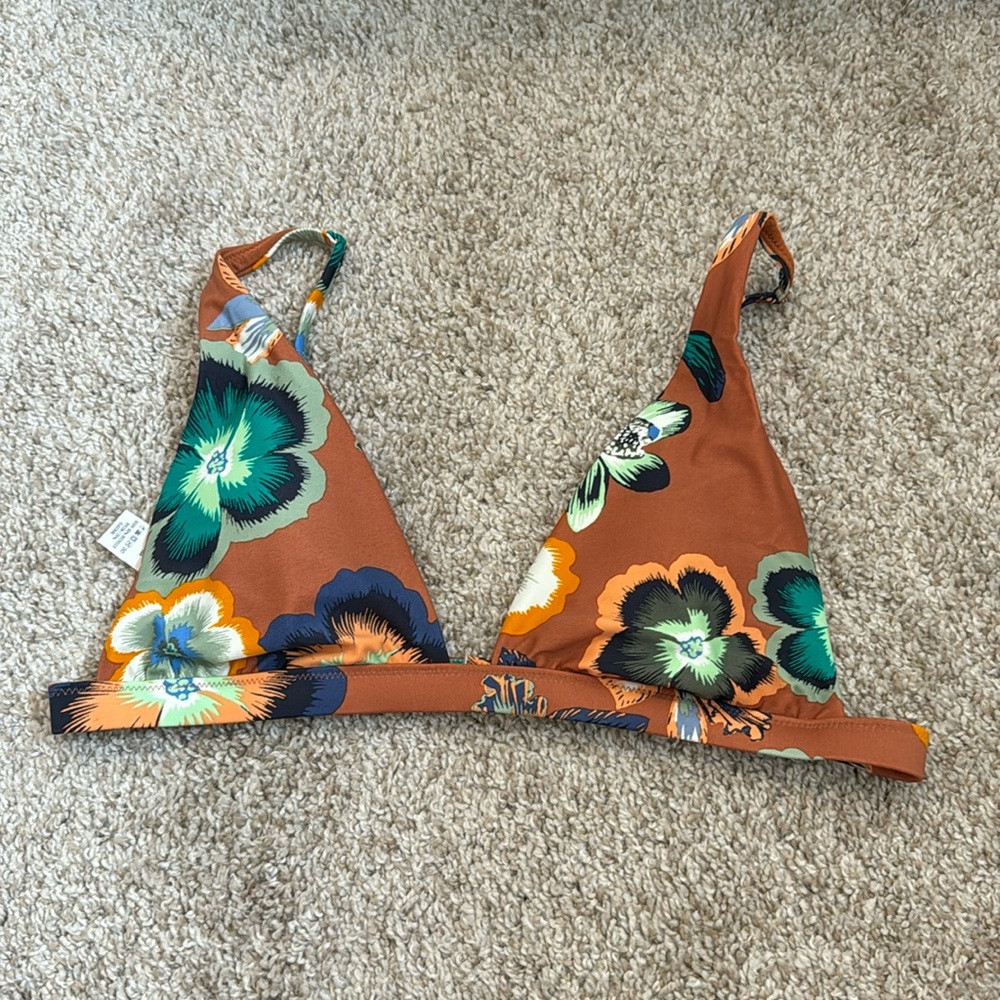 Aerie Floral Bikini Top